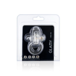 Anneau Vibrant Transparent Petit Lapin